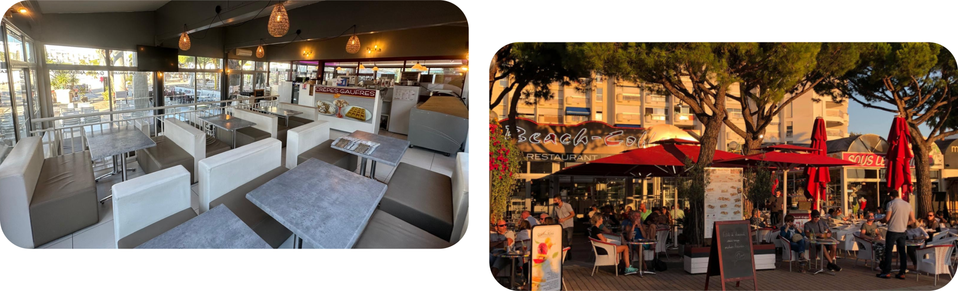 Beach Coffee carnon -  restaurant carnon - restaurant plage carnon - restaurant carnon bord de mer - top resto MAUGUIO